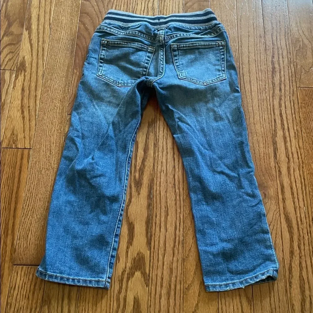 GAP Medium Wash Jeans Drawstring Waistband Boy’s Sz Smal 6-7l Regular